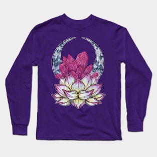 Crystal Lotus II Long Sleeve T-Shirt